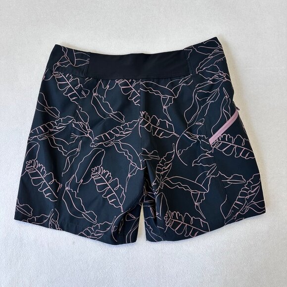 Wild Rye Womens Ruby Mountain Bike Shorts Size 6 Mauve Leaf Activewear Outdoor - Picture 2 of 10